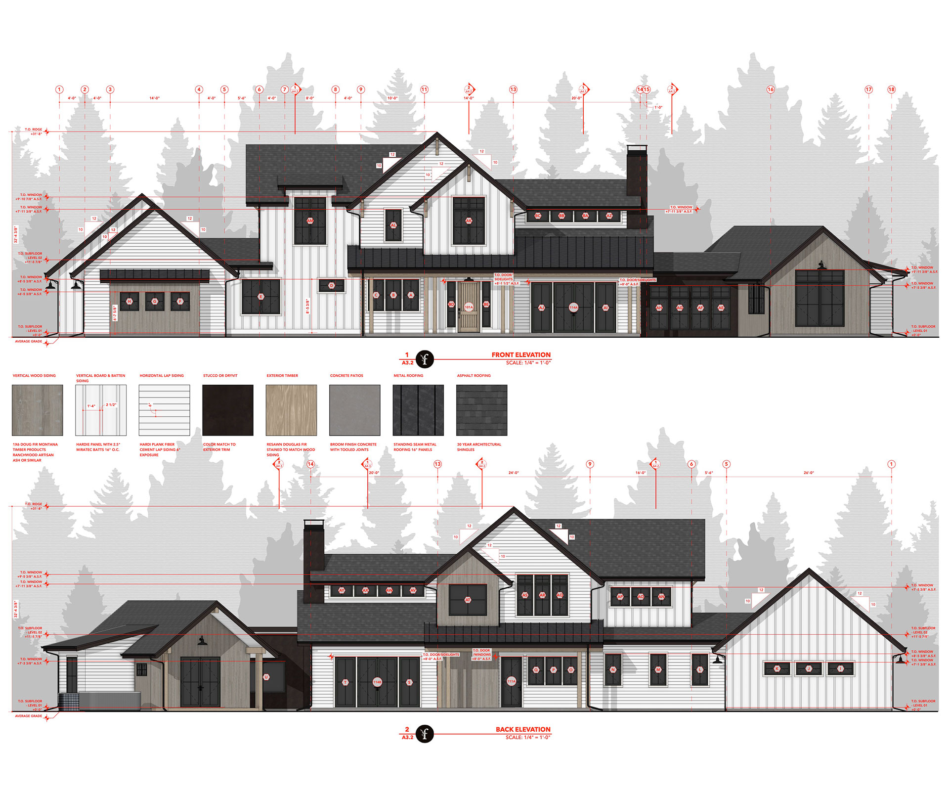 An image of a plan exterior elevation for a section describing design related cost factors
